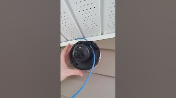 axis dome camera install