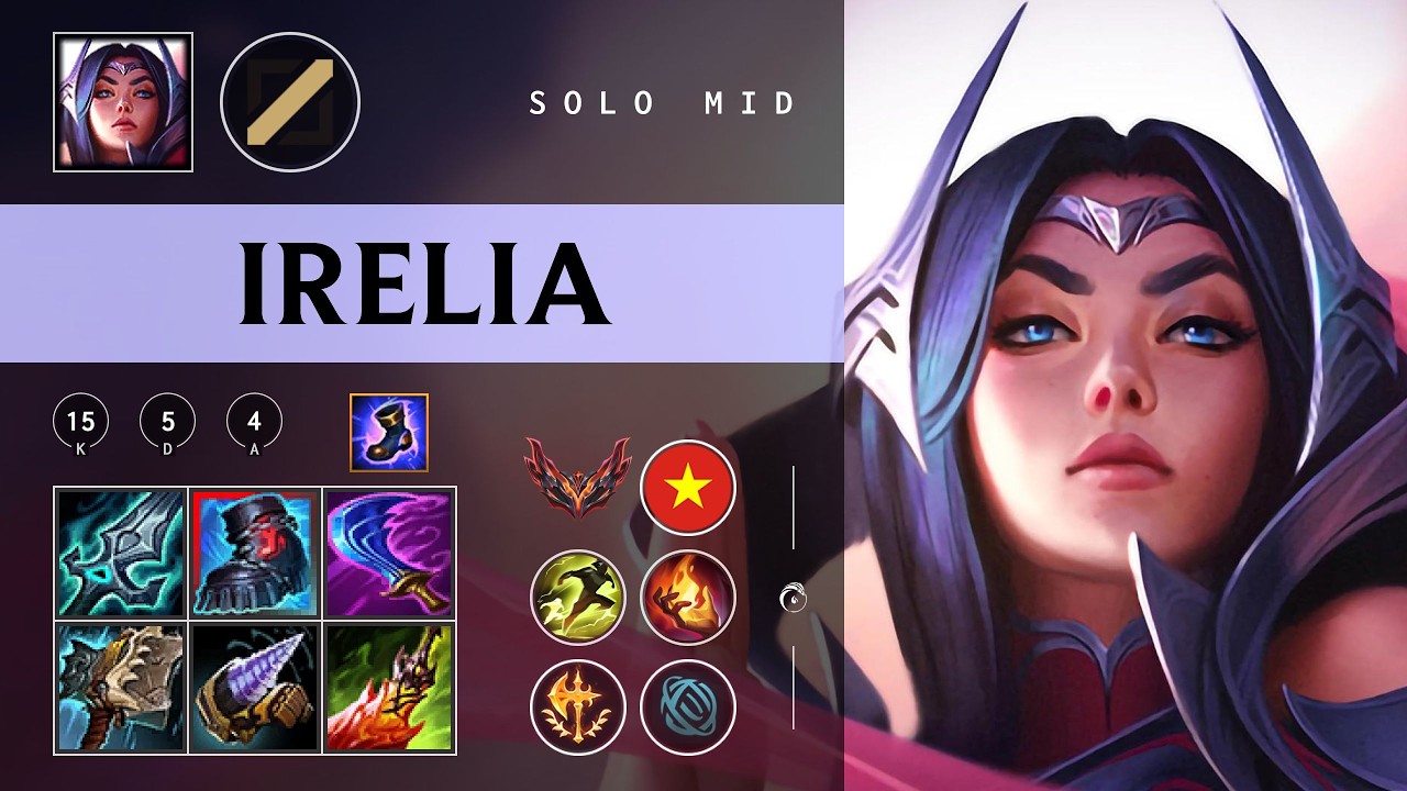 Irelia Mid vs Zoe - VN Grandmaster Patch 26.05