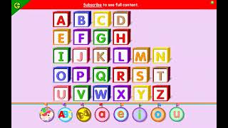 All of the Starfall ABCs Letter intros from A to Z.