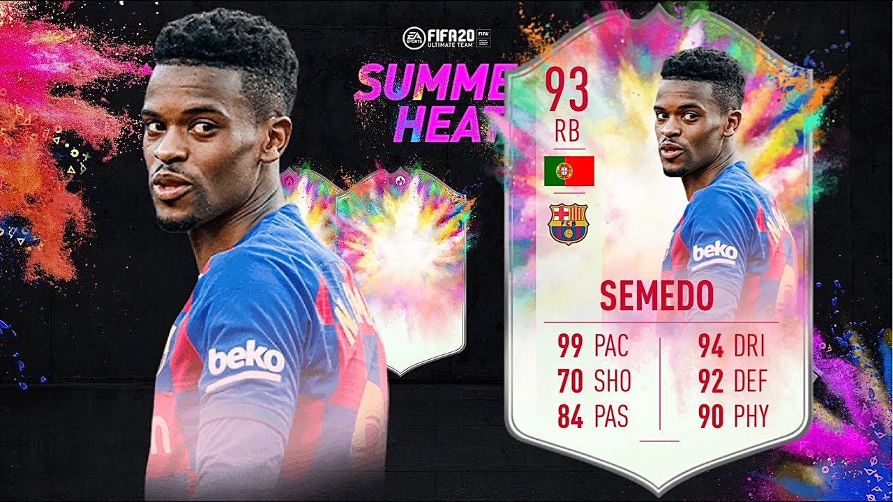 FIFA 20: NELSON SEMEDO 93 SUMMER HEAT PLAYER REVIEW I FIFA 20 ULTIMATE TEAM