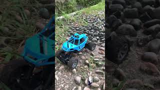 Offroad RC Car on Stone Path #shorts #rcoffroad