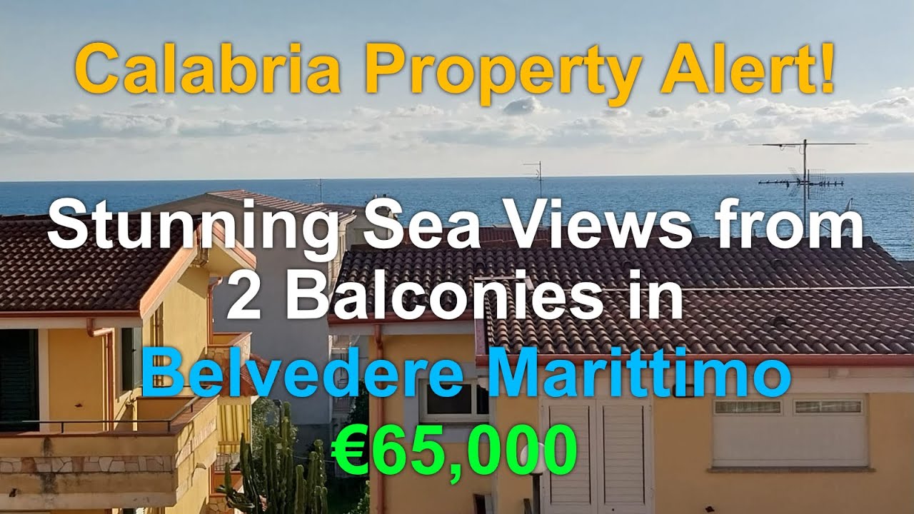 Italian Dream Property with Stunning Sea Views in Belvedere Marittimo!