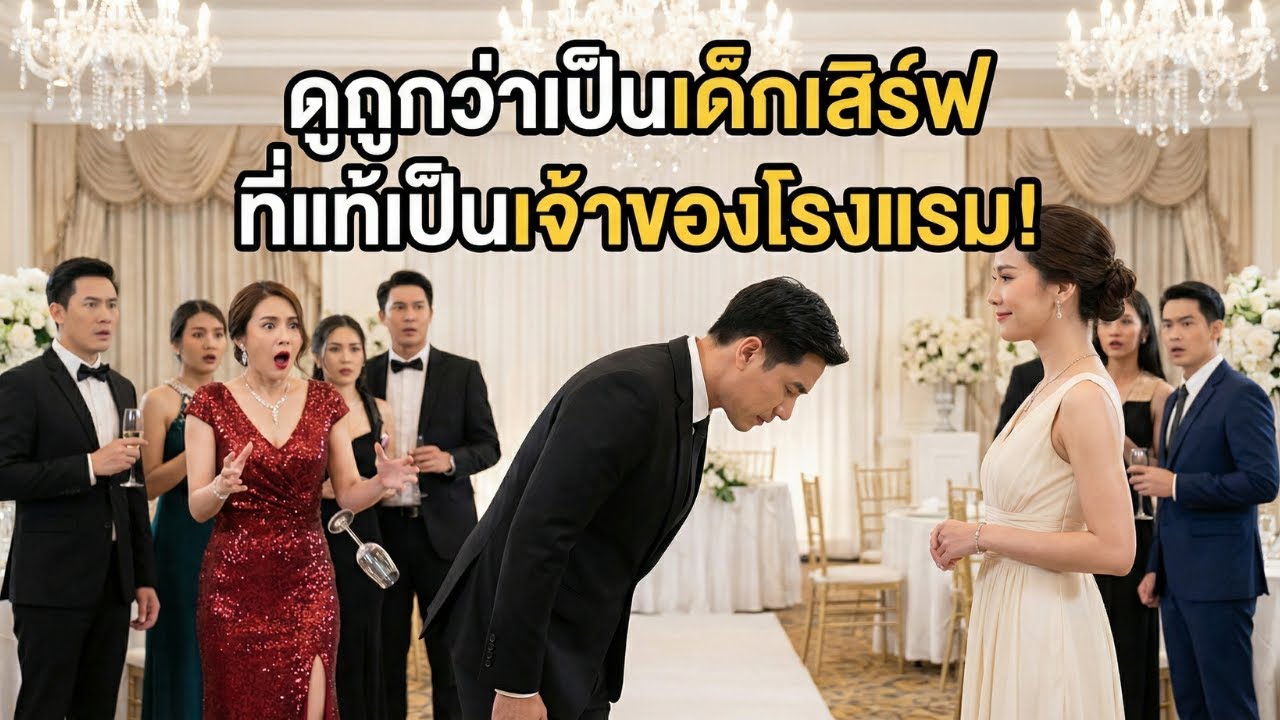 แกล้งสาดไวน์ใส่สาวจน ผู้จัดการวิ่งมากราบเท้า เฉลยตัวจริงคือเจ้าของโรงแรม!