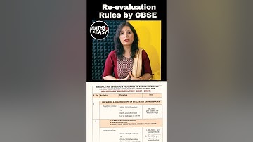 CBSE result 2025 , CBSE Board Exam Revaluation process , CBSE Re-evaluation  #shorts