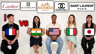 French was Shocked by Names of France Luxury Brands All Around the World! (India. US, Italy, Japan)