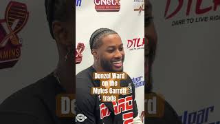 Denzel Ward talks about the Myles Garrett trade at his celebrity softball game #Browns #nfl