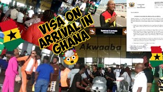 Over 500+ African American Diaspora Storm Ghana International Airport Kotoka On Visa Arrival in Gh🇬🇭