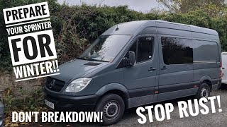 How To PREPARE A Mercedes SPRINTER For Winter!!!