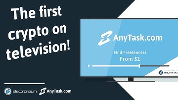 The World First Crypto Advert On Television | Electroneum