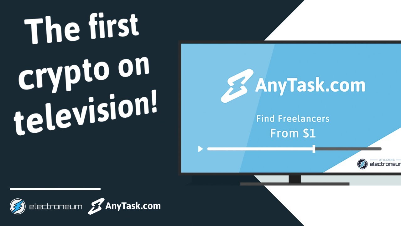 The World First Crypto Advert On Television | Electroneum