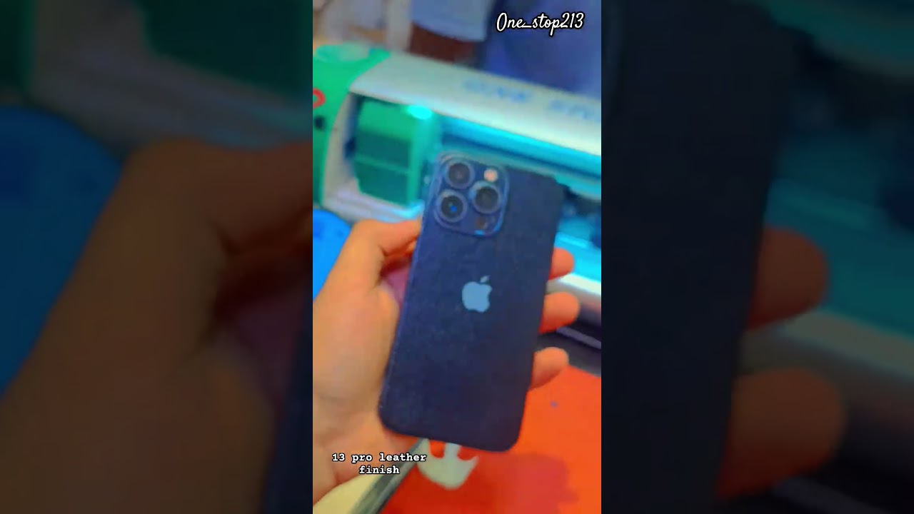 iPhone 13 pro leather skin 