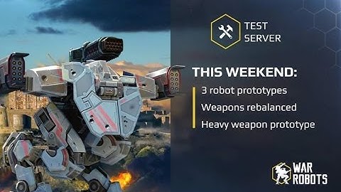 War Robots Test Server (V 2.9) - Three new DASH Robots and much more