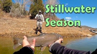 Fly Fishing Balanced Leeches to Shallow Water Trout