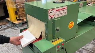 SERGEANT Shrink Wrap System w/ L-Bar Sealer and Heat Tunnel