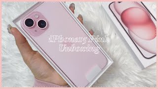 국내 정발 전 아이폰15 핑크 언박싱ㅣiPhone15 pink unboxingㅣ직구성공(?)ㅣ아이폰13 미니와 비교ㅣ아이폰15프로 내추럴티타늄ㅣiPhone15pro