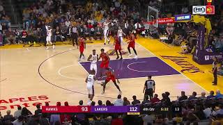 Kobe Bryant Impressed With LeBron James While Watching Courtside! Lakers vs Hawks 2019 NBA Season (