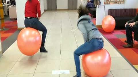 Space Hopper Race -  Sport Relief