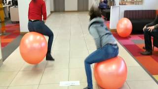 Space Hopper Race - Sport Relief