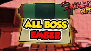 All 7 boss on Ember Shindo Life