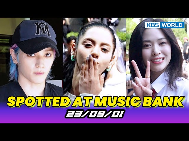 [4K] (Spotted at Music Bank) TAEYONG / ITZY / X:IN and more  뮤직뱅크 출근길 20230901 | KBS WORLD TV class=