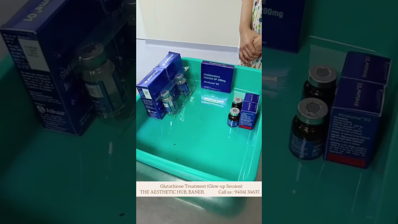 Glutathione Treatment.                                 The Aesthetic Hub, Baner.