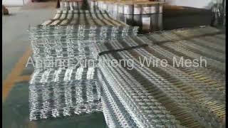 Hexagonal expanded mesh