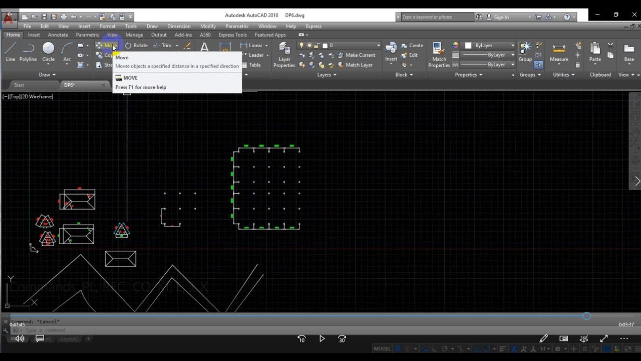 Commands PL, REC, CO, M, E, J, X - YouTube