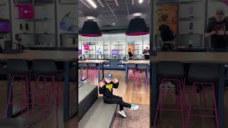 Inside T-mobile phone store