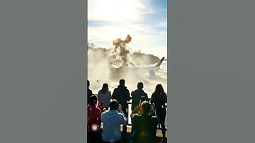 Exact Moment Plane Crashes Caught On Camera! 💥 #viral #shorts