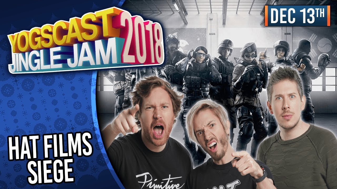 HAT FILMS SIEGE! - YOGSCAST JINGLE JAM! - 13th December 2018 gaming logo