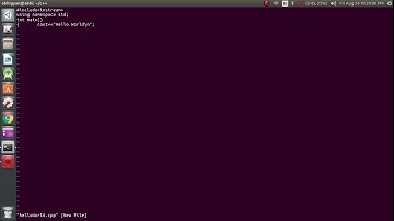 How to write and compile C++ code in Linux | Ubuntu 16.04 LTS | Terminal | gcc | g++