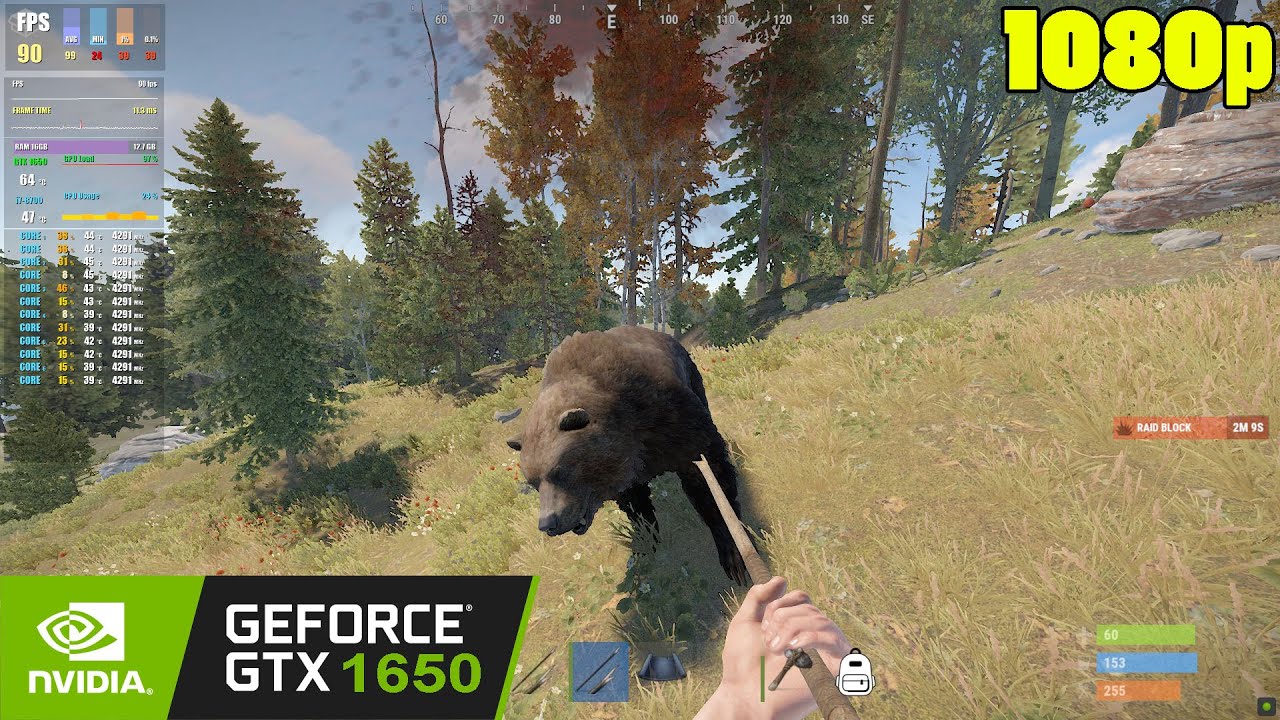 Rust 1616 Rust | GTX 1650 4GB - YouTube