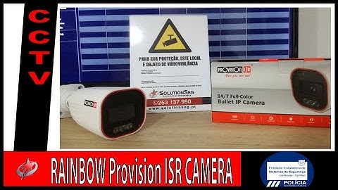 CCTV RAINBOW 24/7 Colour Cameras IP from Provision ISR. Design and presentation.