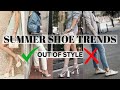 Summer shoe trends out of style in 2024  what to wear instead  fashion over 40