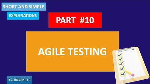 AGILE TESTING