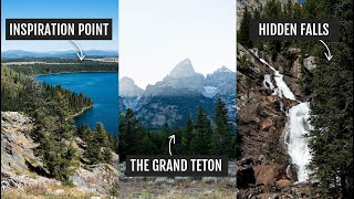 Grand Teton National Park Day 1: Hiking to Hidden Falls & Inspiration Point