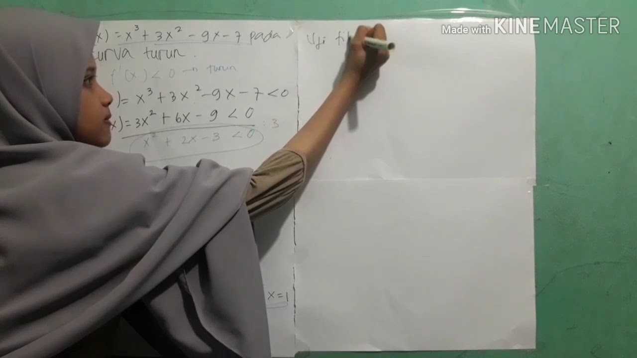 KEMONOTONAN FUNGSI NAIK dan TURUN PADA INTERVAL-MATEMATIKA | PART 2 video editing software free