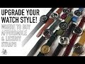 10 Affordable To Luxury Watch Straps - Perfect For Rolex, Omega, Breitling, Tissot & Seiko