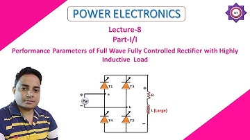 L-8 Performance Parameters of  Full Wave  Controlled Rectifier with Highly Inductive  Load