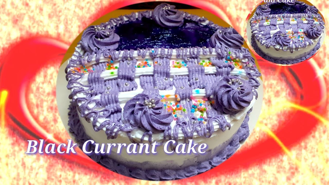 Two Tier Black Currant Cake | By Sunita's Cakes & Cooking ClassesFacebook