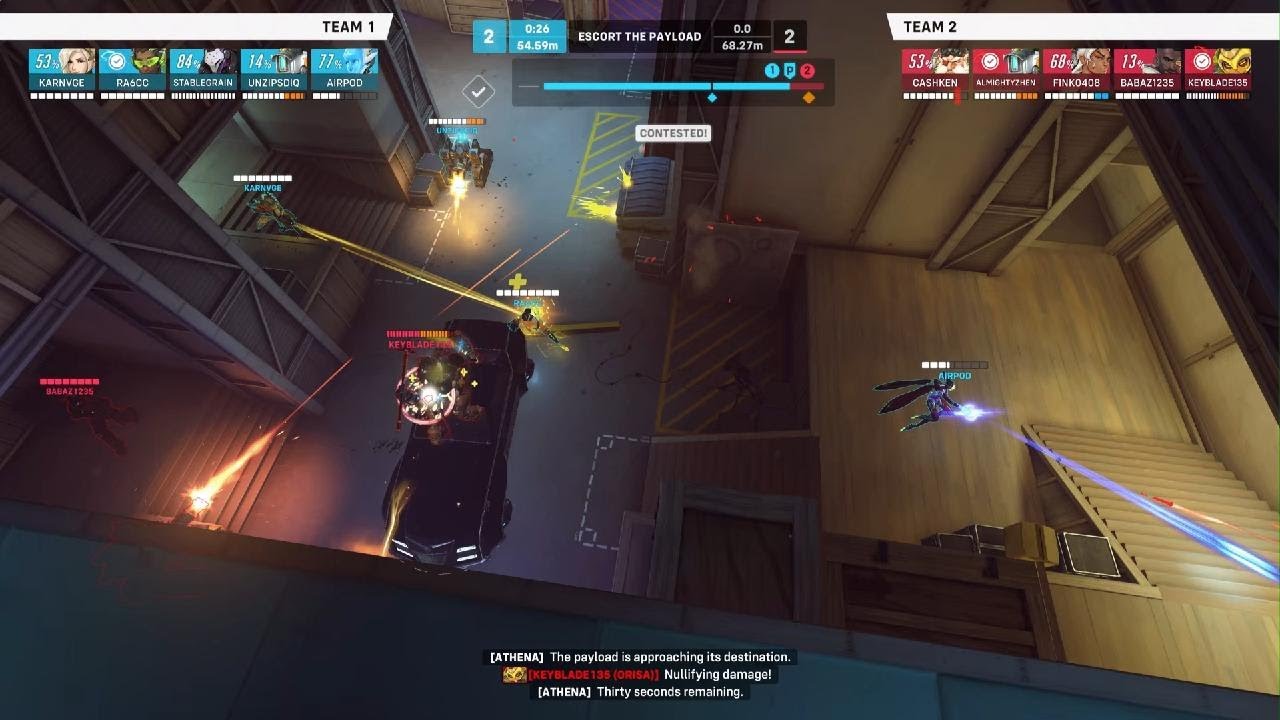 Overwatch 2 Orisa Bastion combo