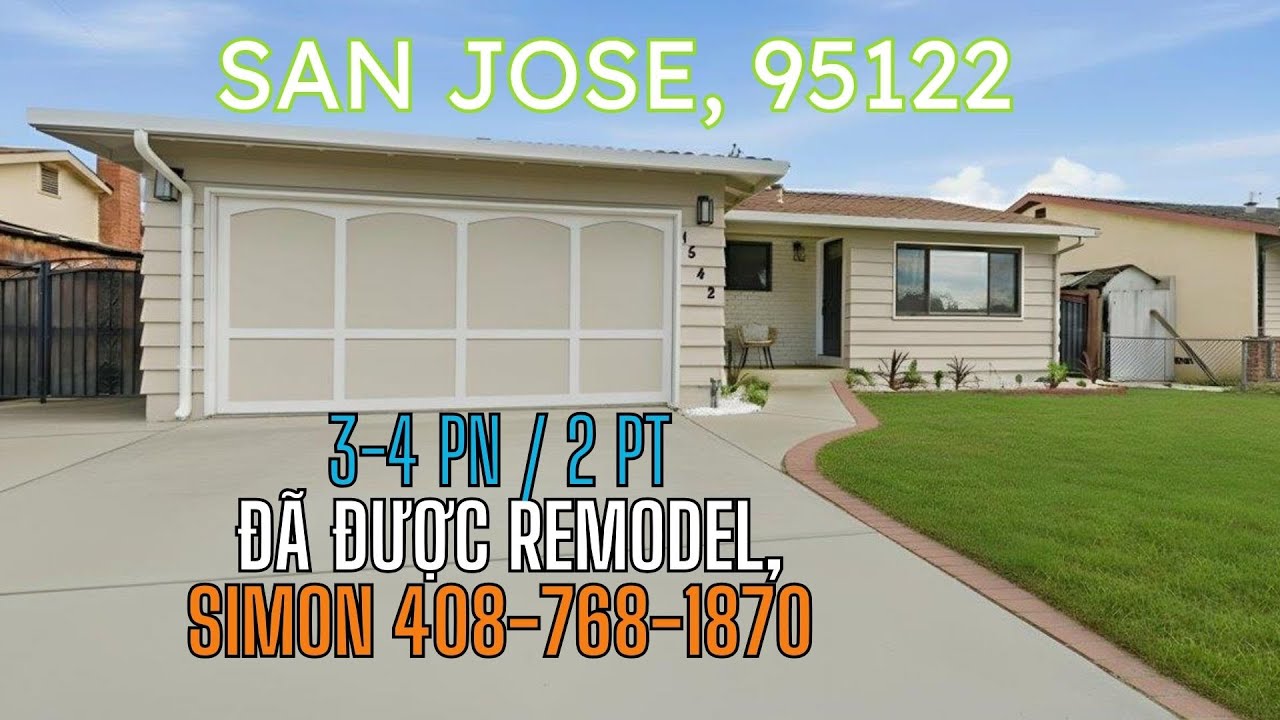 House for sale in San Jose, 3 Beds I 2 Baths. Price $1,118,000. Call Simon for more information.