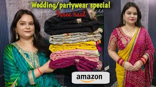 Amazon Wedding Wear Saree Haul | Modern Ethnic Summer special Collection 2026
