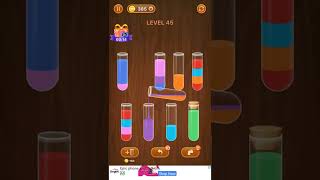Sort Em All Water Puzzle Level 45 Solution