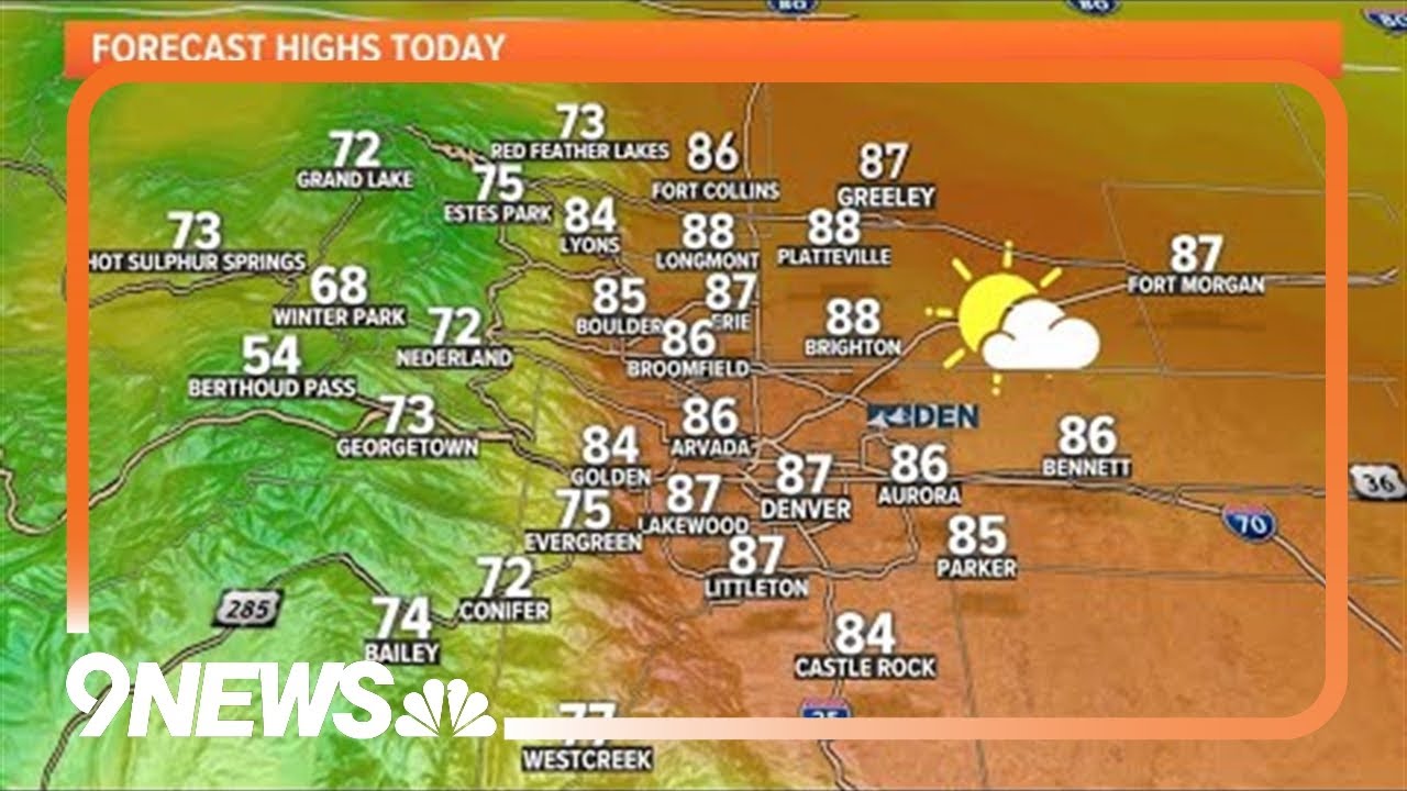 Sunny, warm weather continues through the weekend - YouTube