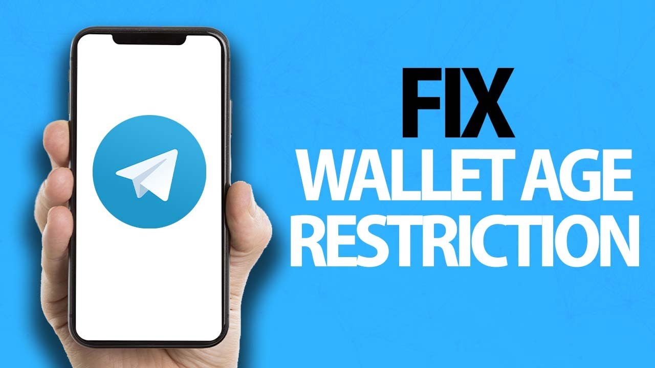How To Fix Telegram App Wallet Age Restriction Easy Quick