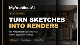 From Revit Screenshot to Photorealistic AI Render in Seconds | MyArchitectAI Review & Tutorial