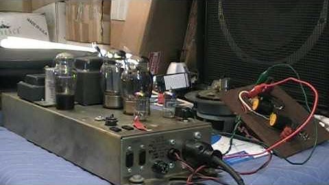 Live Sound Check Of A Newly Recapped Leslie Crossover