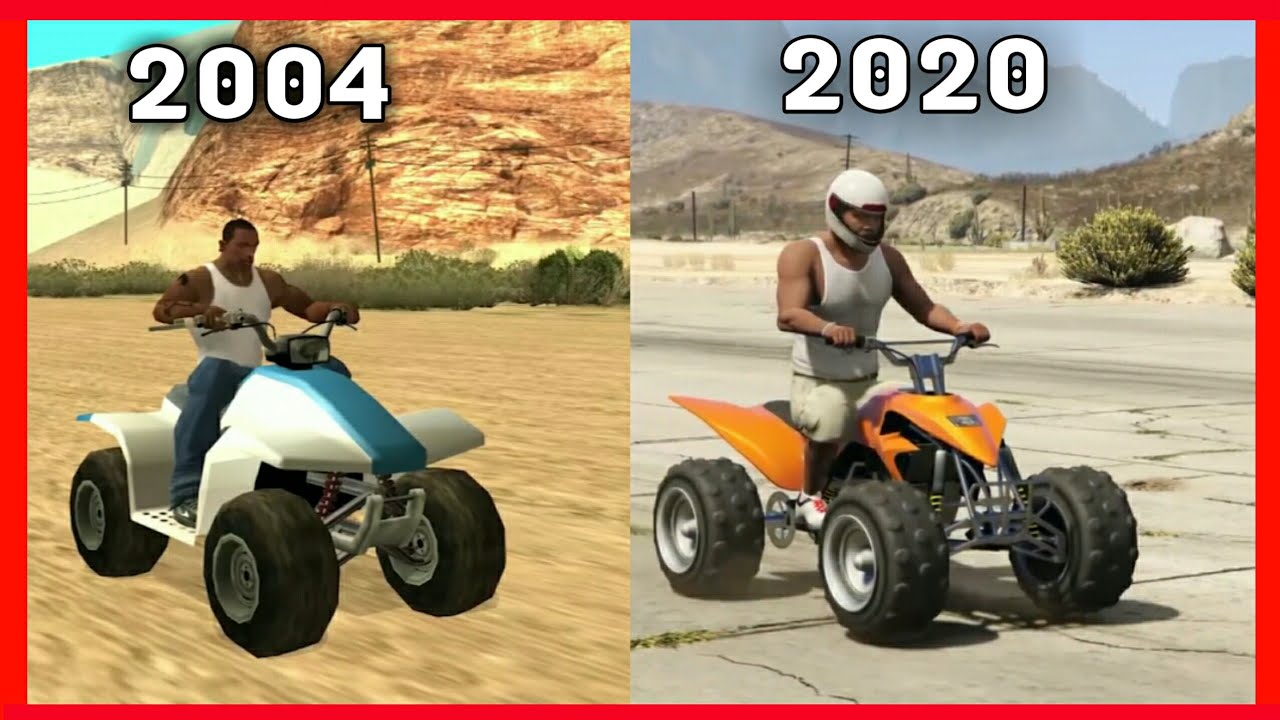GTA 5 BLAZER VS GTA SUN ANDREAS QUAD BIKE : WHICH IS BEST ? / GTA BLAZER LOGIC /GTA EVOCATION /XPOTA