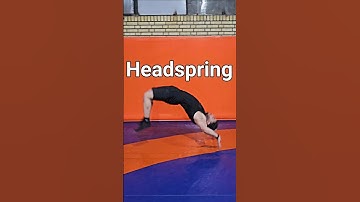 Headspring tutorial ✌️ #gymnastics #parkour #wrestling #wrestler #ninja #tricking #martialarts